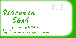 viktoria spah business card